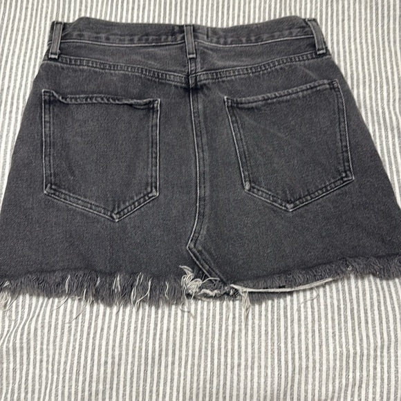 AGOLDE black denim skirt - Picture 2 of 3